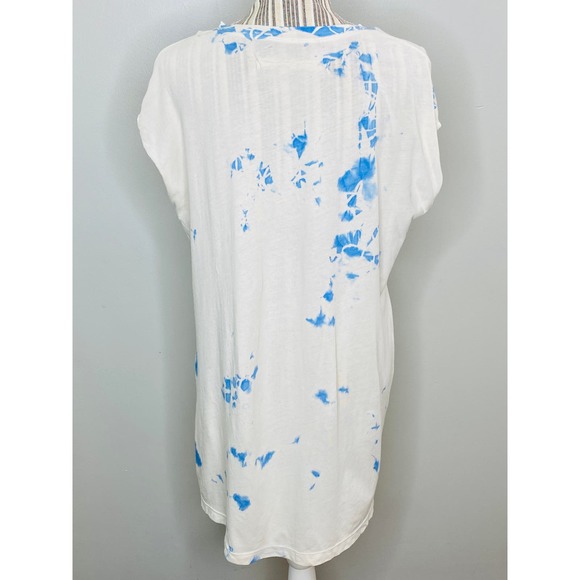 Raquel Allegra Tie Dye Tee Shirt Dress Women 0 Small Casual Luxe Festival Boho - Picture 4 of 7